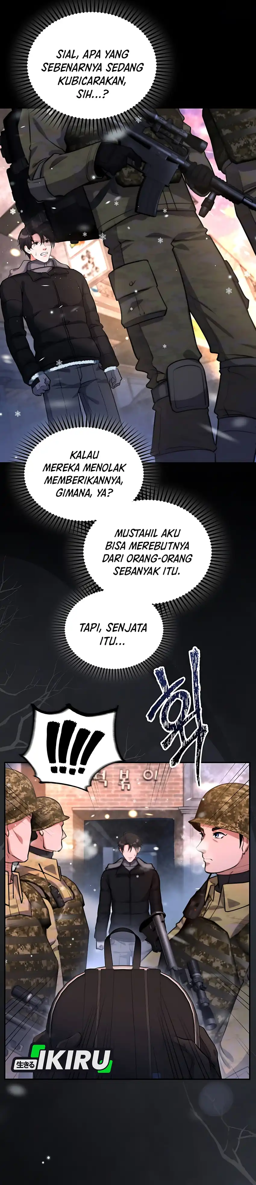Halaman 2 dari Office Worker in the Ice Age Apocalypse Chapter 29