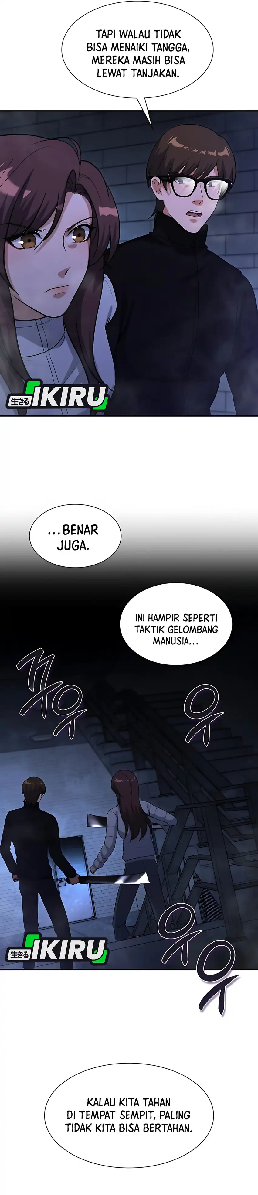 Halaman 20 dari Office Worker in the Ice Age Apocalypse Chapter 29