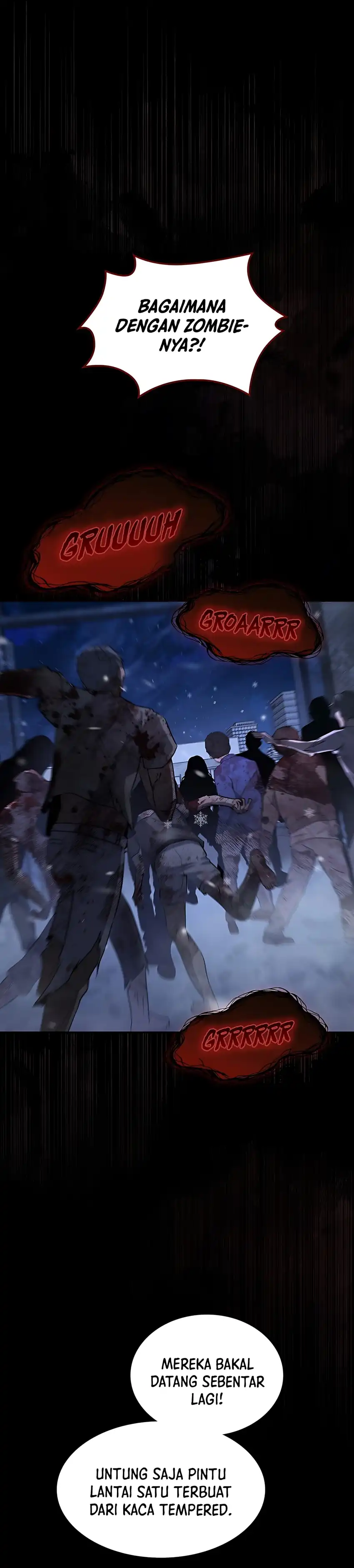 Halaman 33 dari Office Worker in the Ice Age Apocalypse Chapter 29