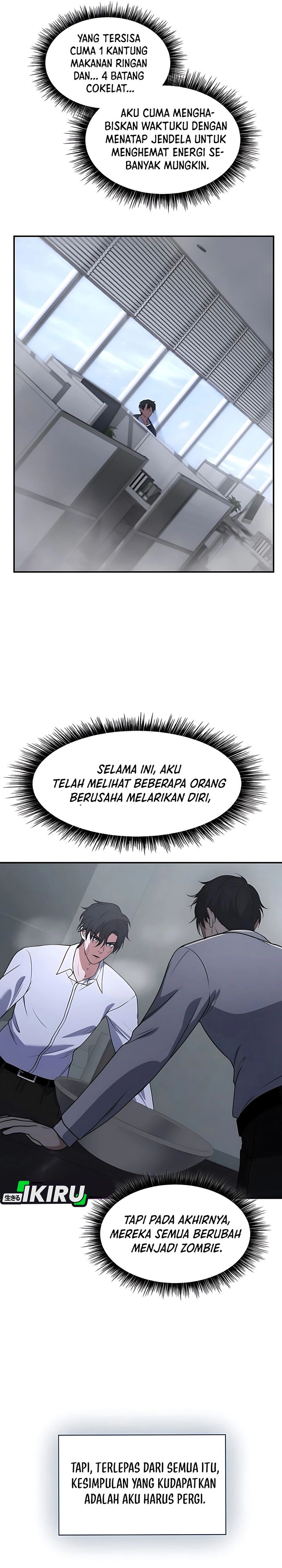 Halaman 10 dari Office Worker in the Ice Age Apocalypse Chapter 3