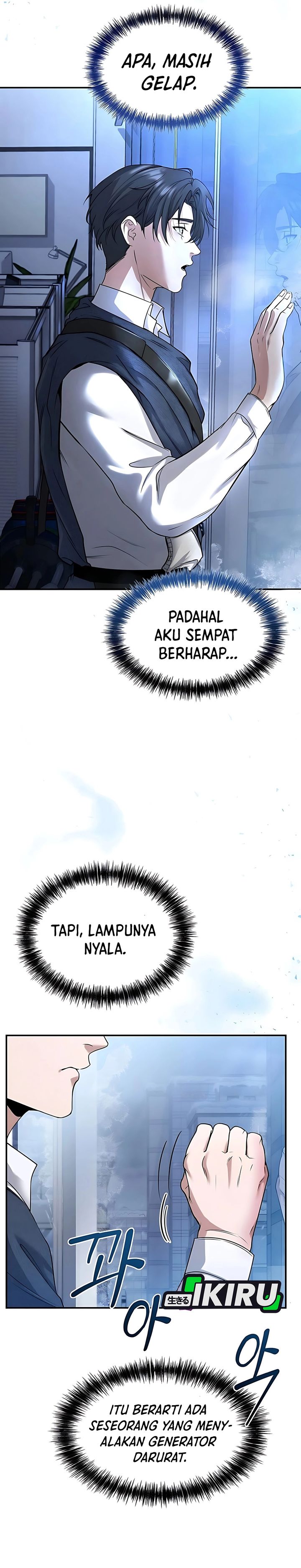 Halaman 15 dari Office Worker in the Ice Age Apocalypse Chapter 3