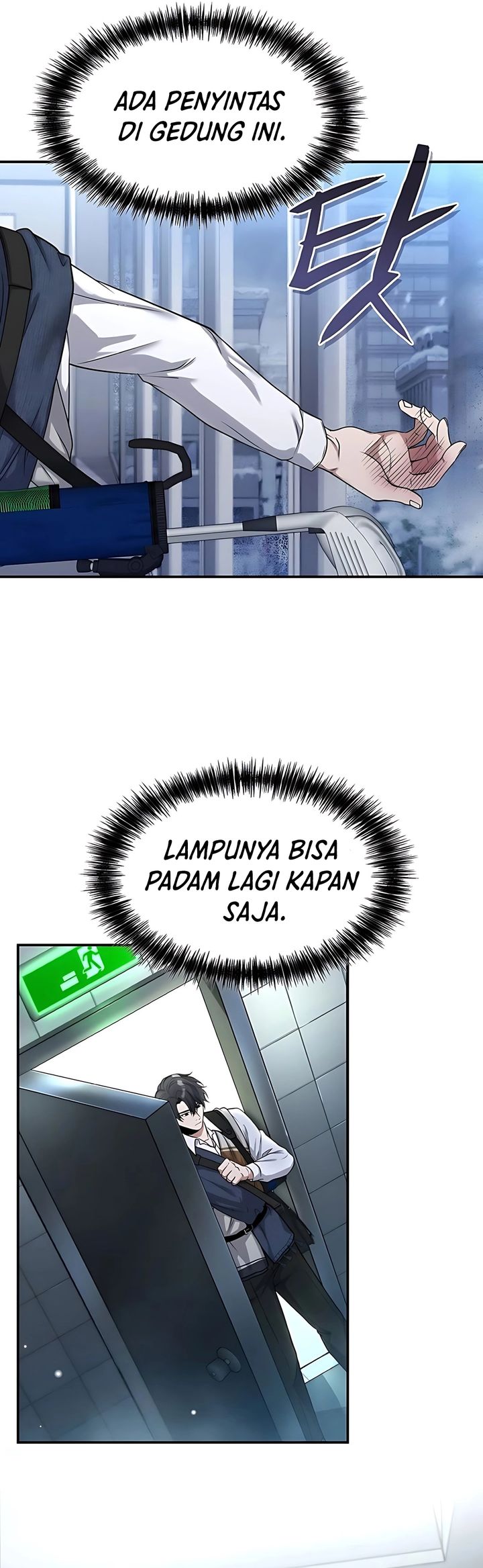 Halaman 16 dari Office Worker in the Ice Age Apocalypse Chapter 3