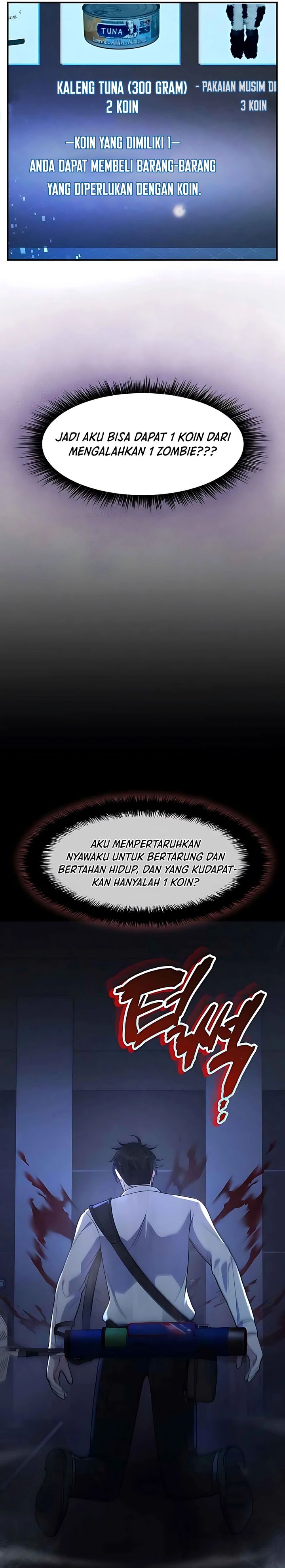 Halaman 2 dari Office Worker in the Ice Age Apocalypse Chapter 3