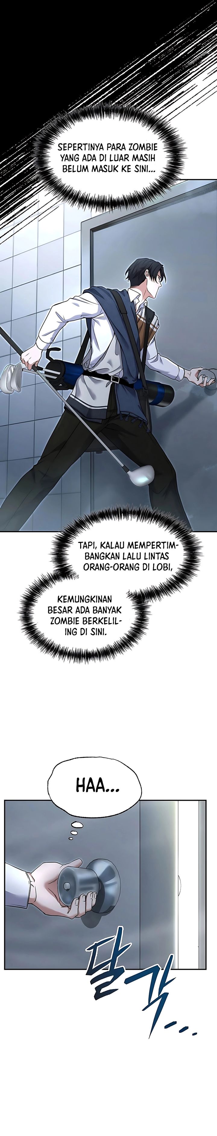 Halaman 22 dari Office Worker in the Ice Age Apocalypse Chapter 3