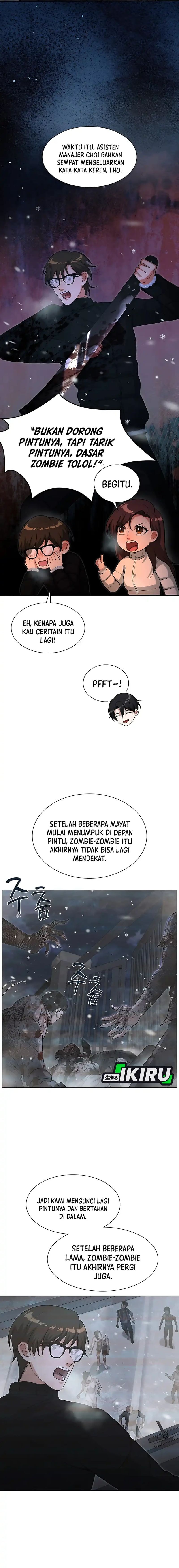 Halaman 6 dari Office Worker in the Ice Age Apocalypse Chapter 30