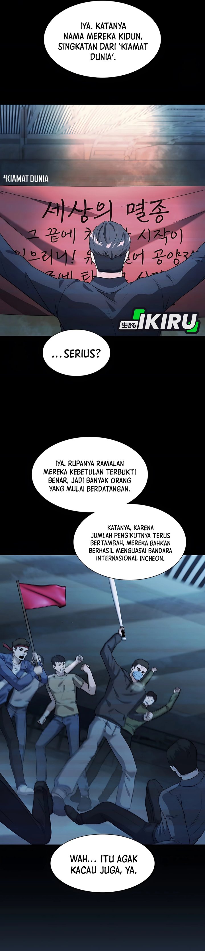 Halaman 10 dari Office Worker in the Ice Age Apocalypse Chapter 31