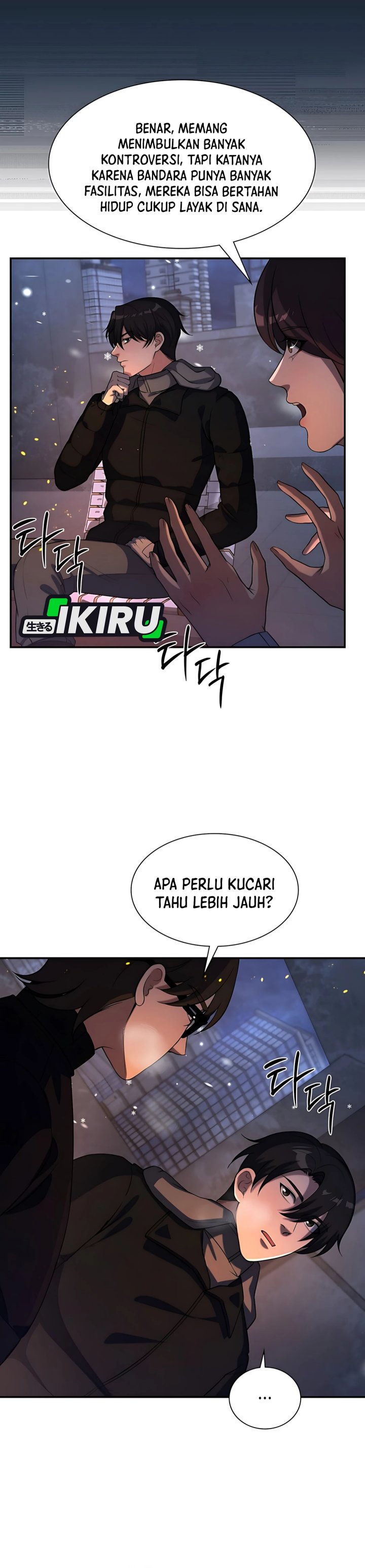 Halaman 11 dari Office Worker in the Ice Age Apocalypse Chapter 31