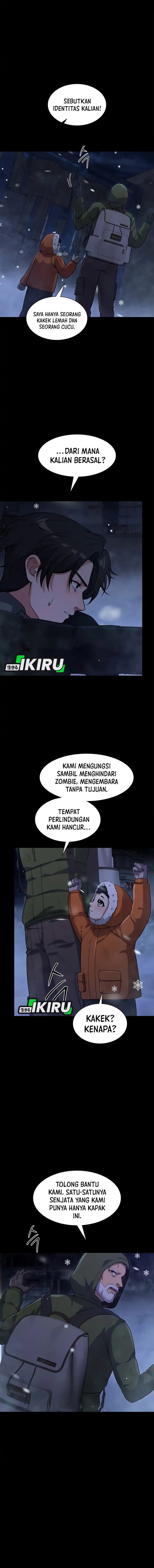 Halaman 3 dari Office Worker in the Ice Age Apocalypse Chapter 32