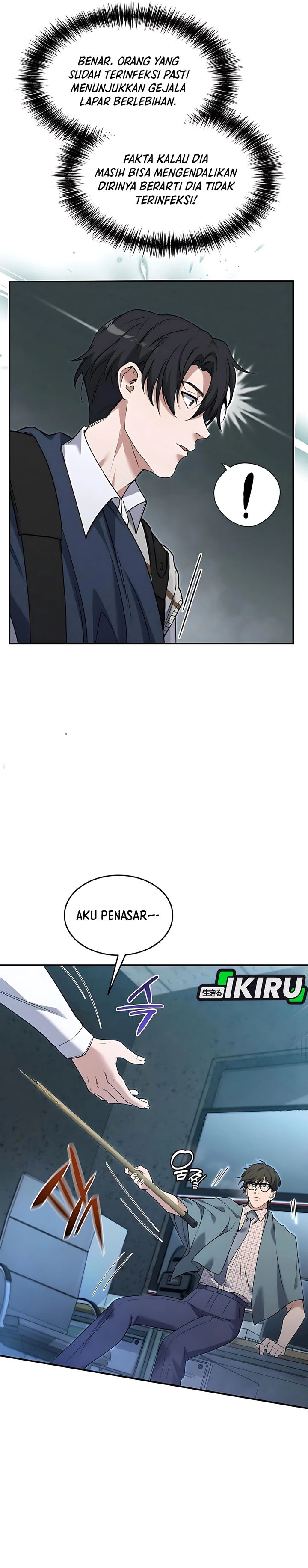 Halaman 10 dari Office Worker in the Ice Age Apocalypse Chapter 4