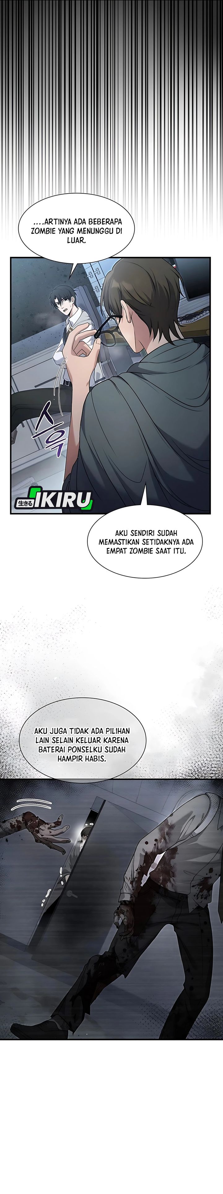 Halaman 25 dari Office Worker in the Ice Age Apocalypse Chapter 4