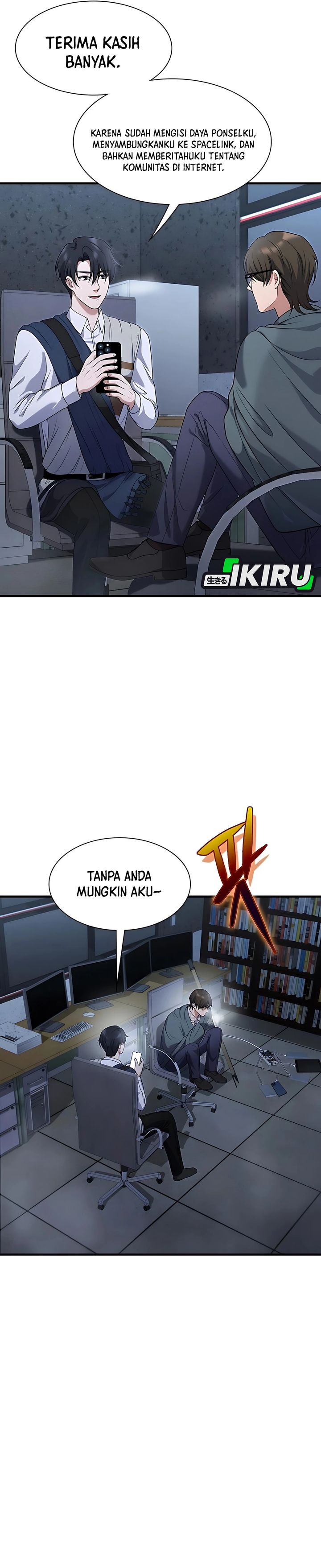Halaman 32 dari Office Worker in the Ice Age Apocalypse Chapter 4