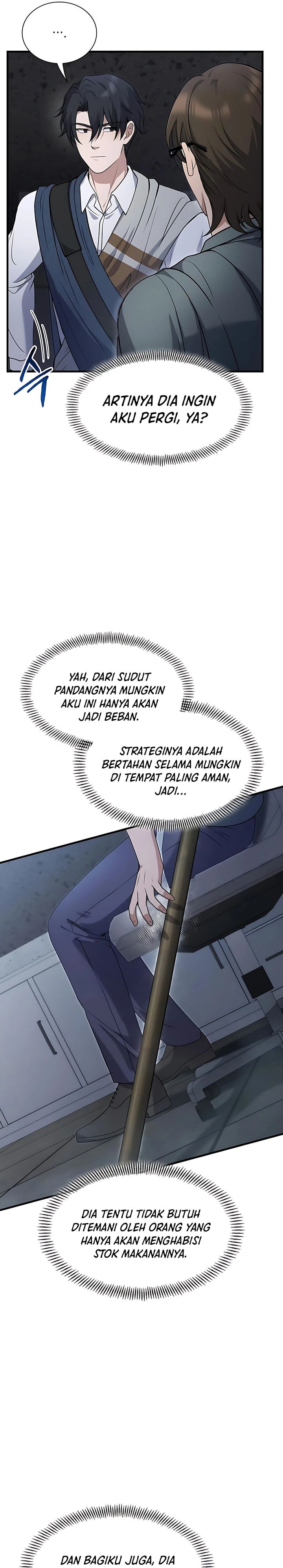 Halaman 35 dari Office Worker in the Ice Age Apocalypse Chapter 4