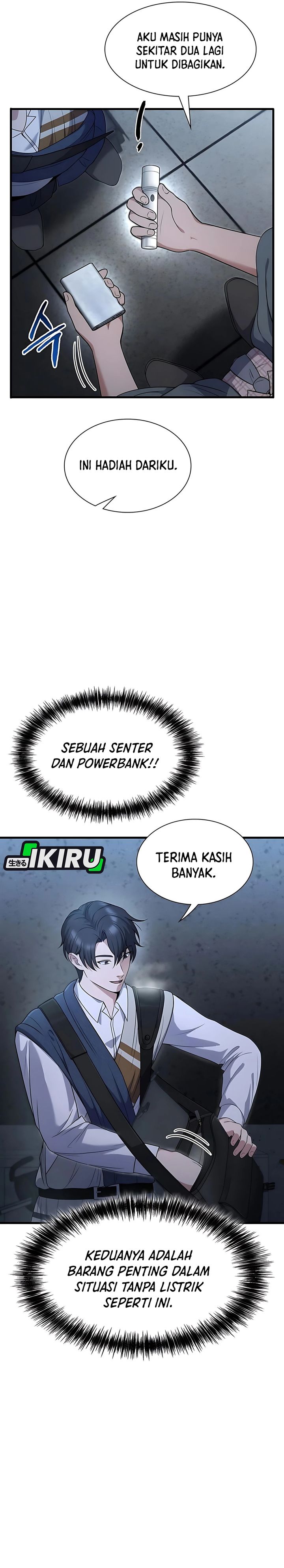 Halaman 38 dari Office Worker in the Ice Age Apocalypse Chapter 4