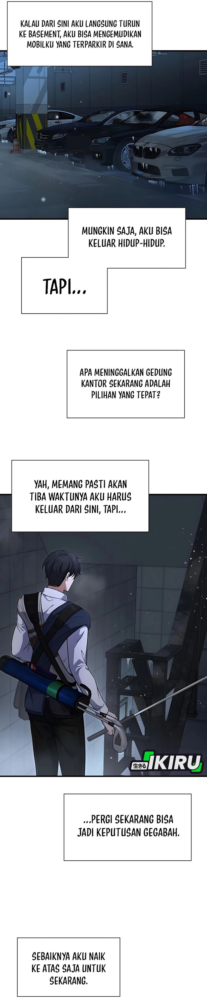 Halaman 43 dari Office Worker in the Ice Age Apocalypse Chapter 4