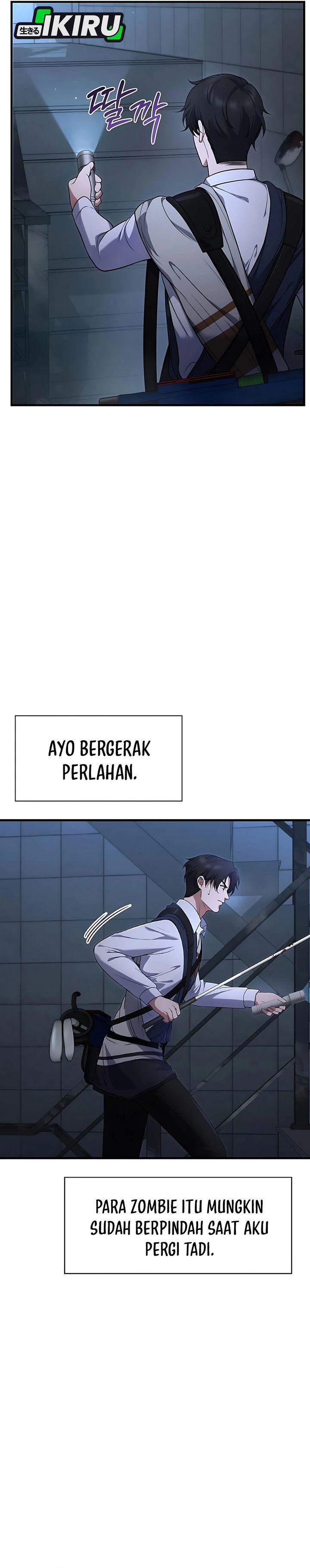 Halaman 46 dari Office Worker in the Ice Age Apocalypse Chapter 4
