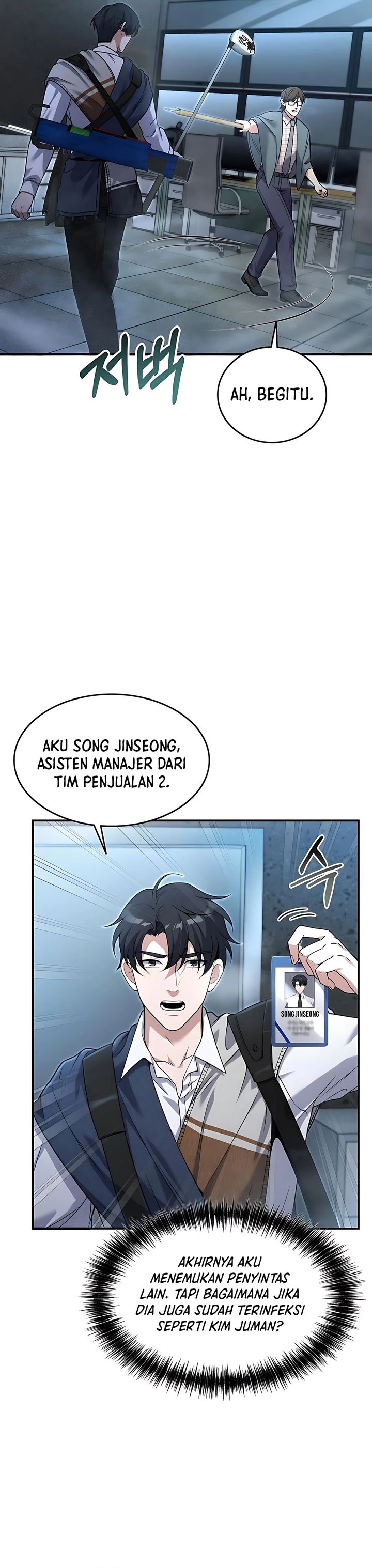 Halaman 7 dari Office Worker in the Ice Age Apocalypse Chapter 4