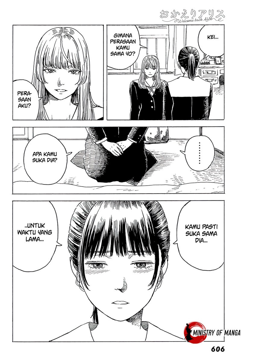 Halaman 23 dari Okaeri Alice Chapter 10