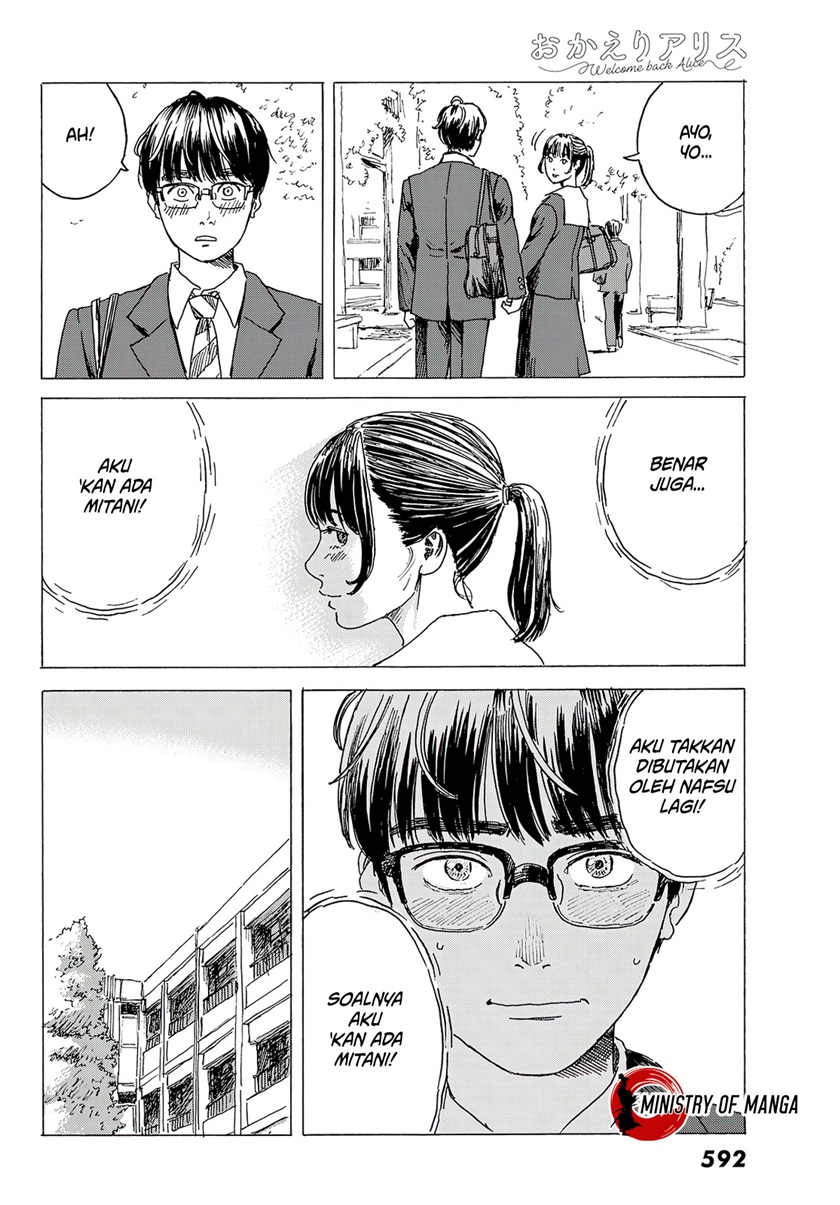 Halaman 9 dari Okaeri Alice Chapter 10
