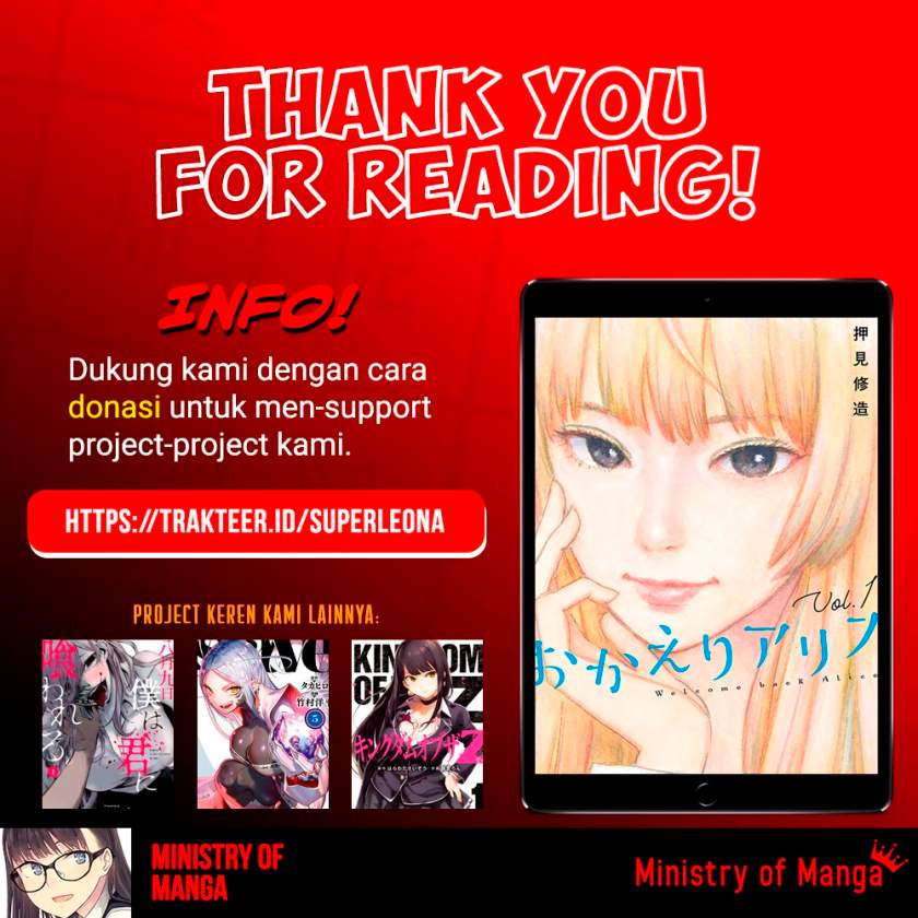 Halaman 32 dari Okaeri Alice Chapter 12