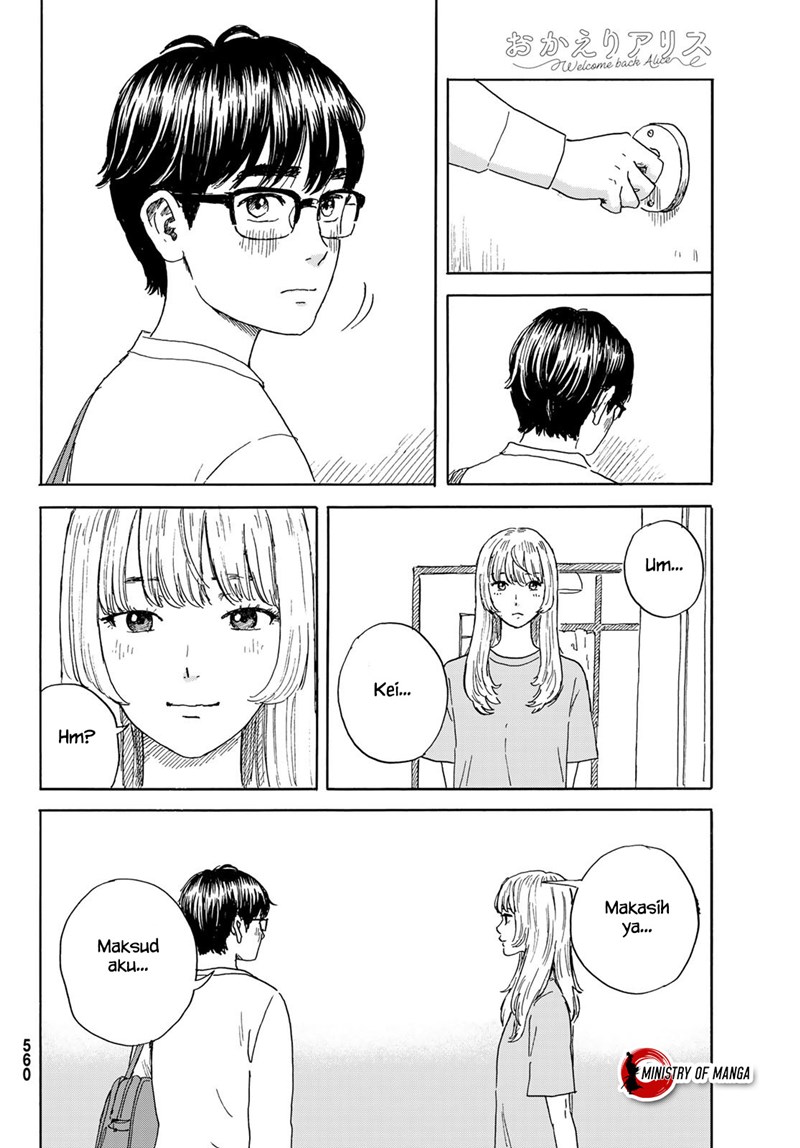 Halaman 11 dari Okaeri Alice Chapter 19