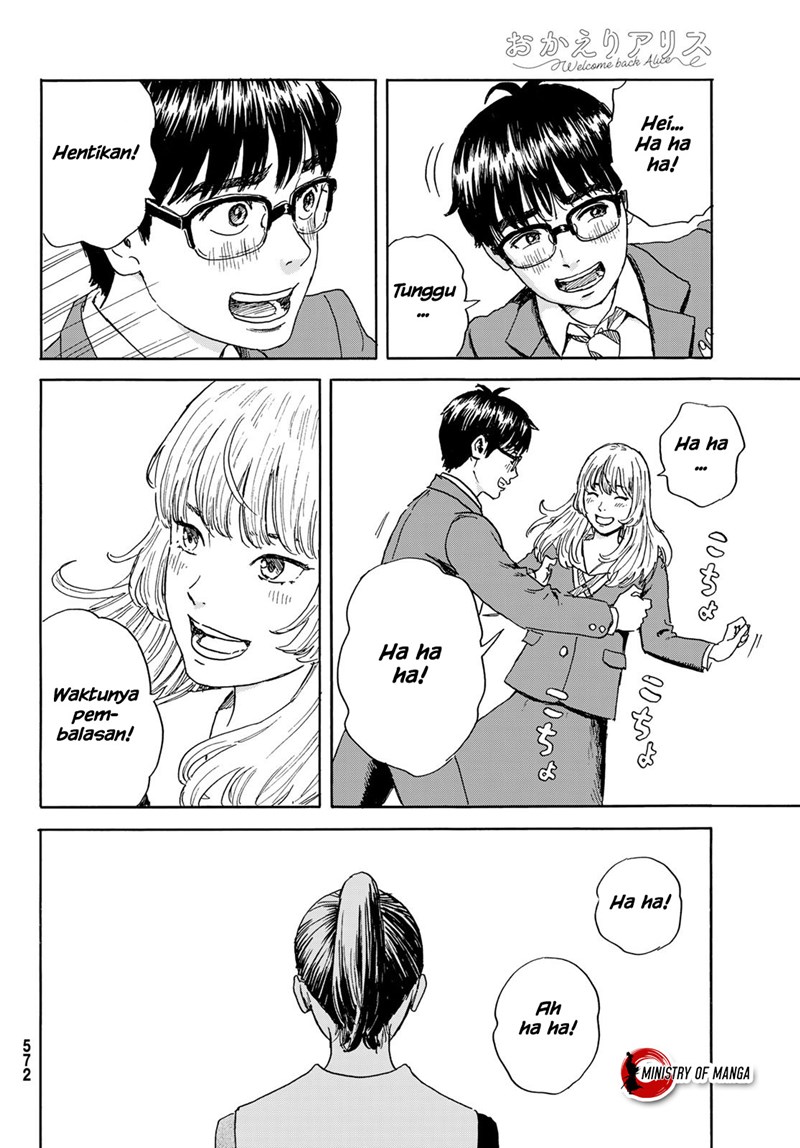 Halaman 22 dari Okaeri Alice Chapter 19