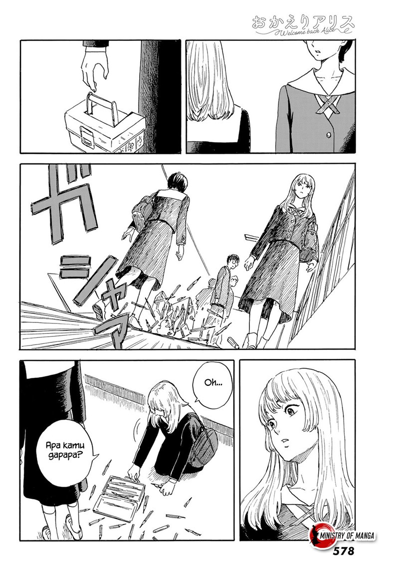 Halaman 28 dari Okaeri Alice Chapter 19