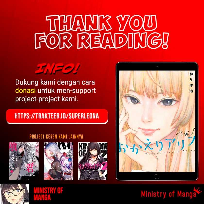 Halaman 32 dari Okaeri Alice Chapter 20