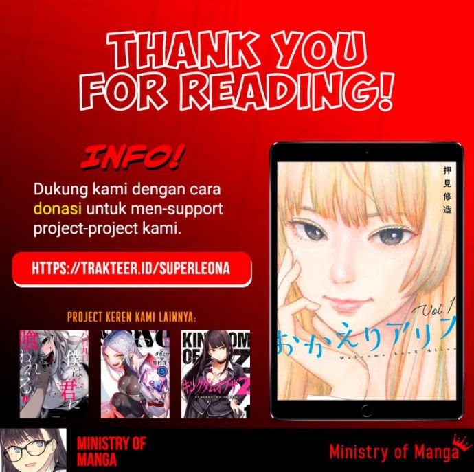Halaman 10 dari Okaeri Alice Chapter 21