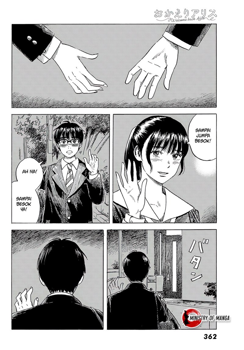Halaman 15 dari Okaeri Alice Chapter 8