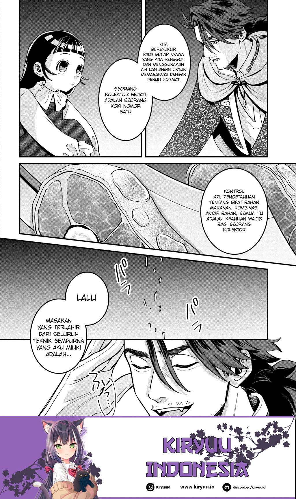 Halaman 26 dari Okami To Randoseru ~Kyu Saishuka To Tensei Musume No Danjon Gohan~ Chapter 1