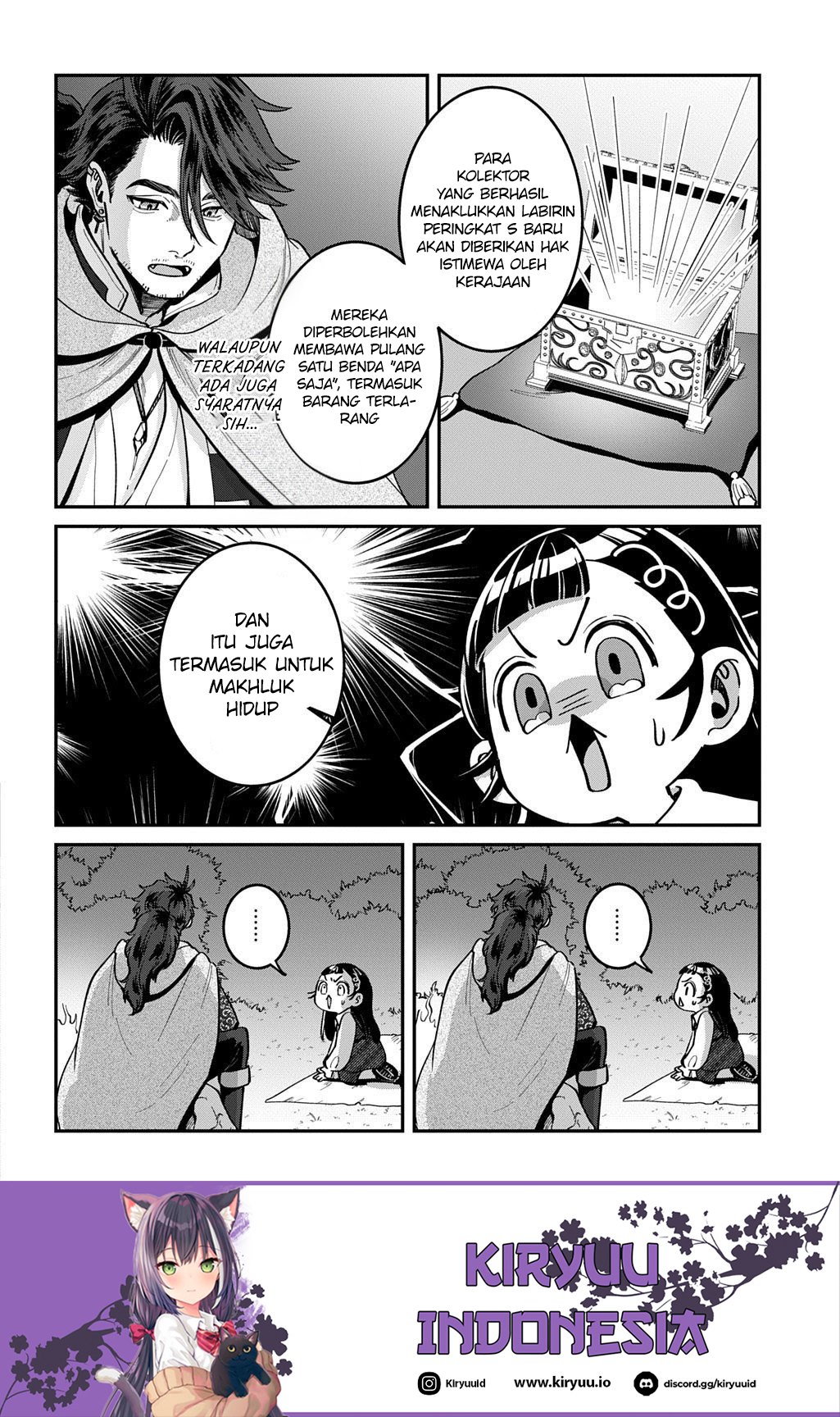 Halaman 46 dari Okami To Randoseru ~Kyu Saishuka To Tensei Musume No Danjon Gohan~ Chapter 1