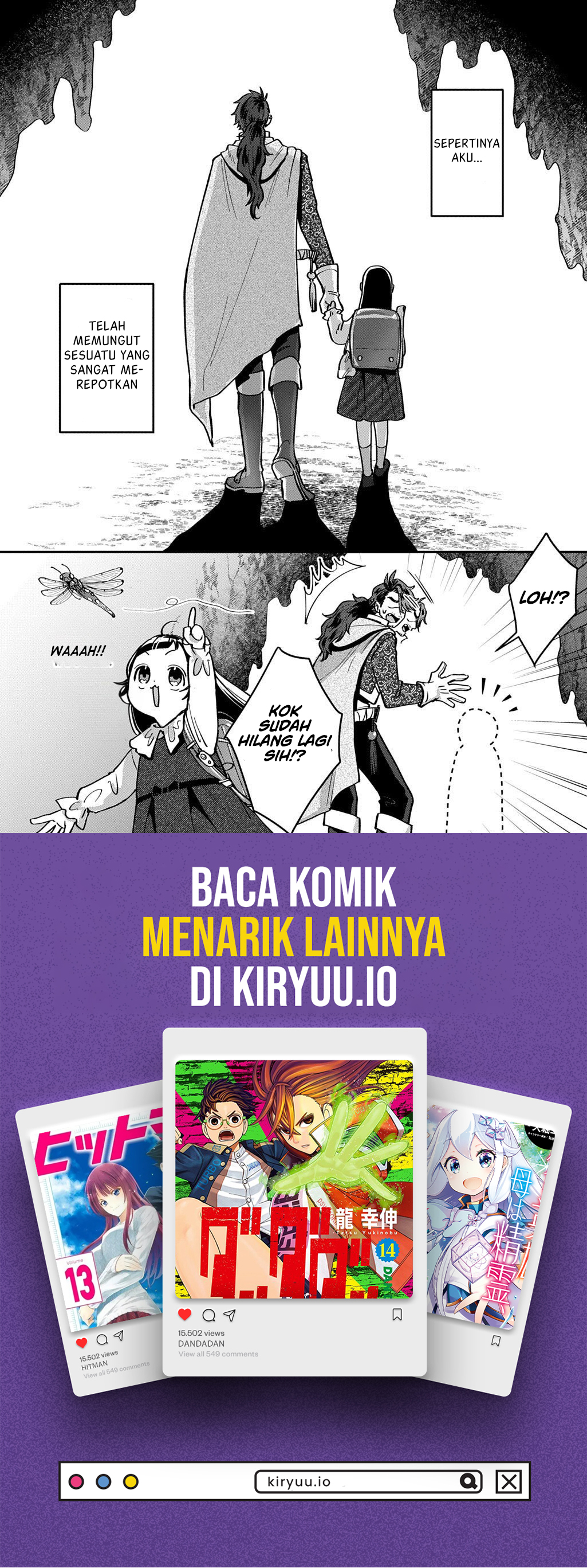Halaman 50 dari Okami To Randoseru ~Kyu Saishuka To Tensei Musume No Danjon Gohan~ Chapter 1