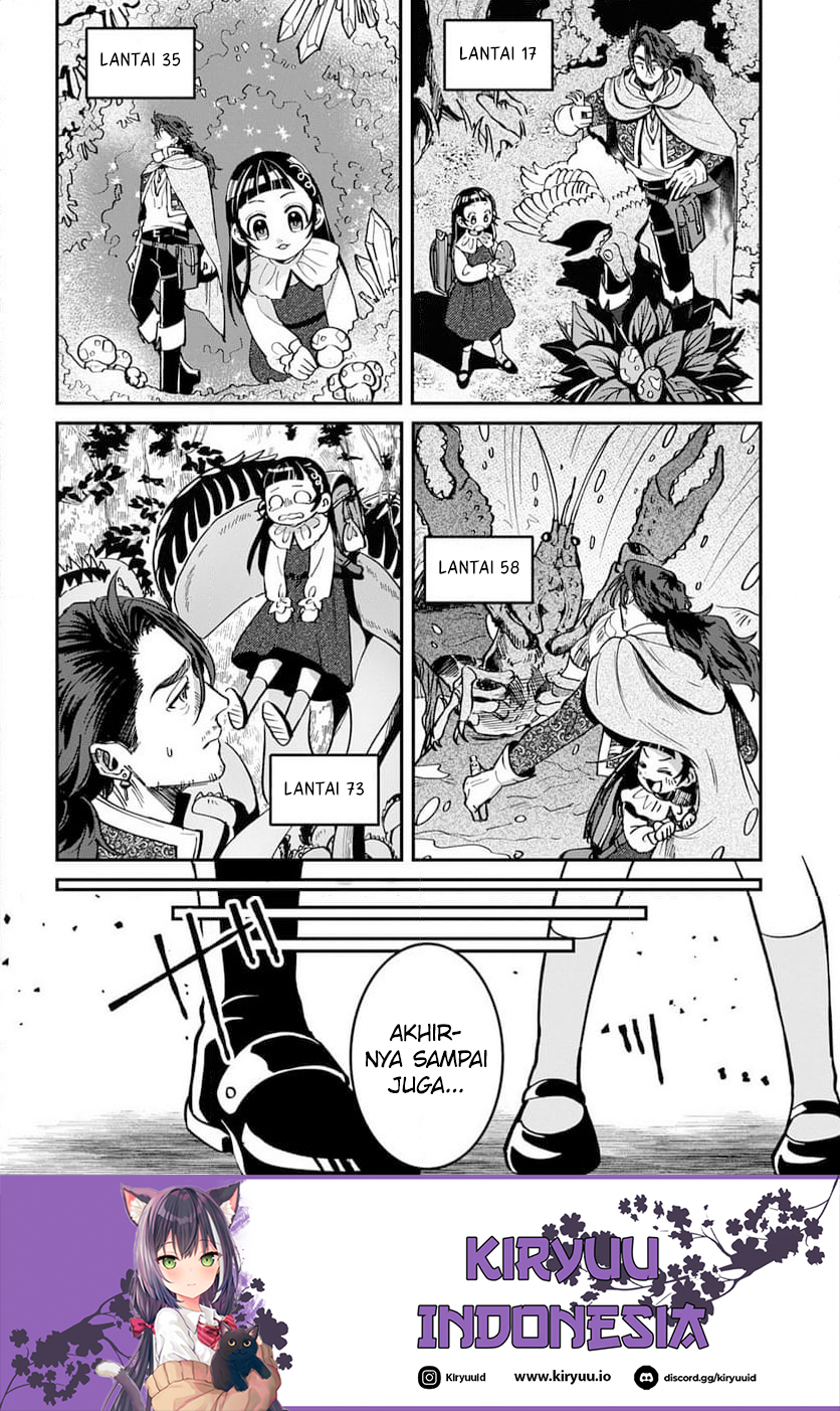 Halaman 21 dari Okami To Randoseru ~Kyu Saishuka To Tensei Musume No Danjon Gohan~ Chapter 2.1