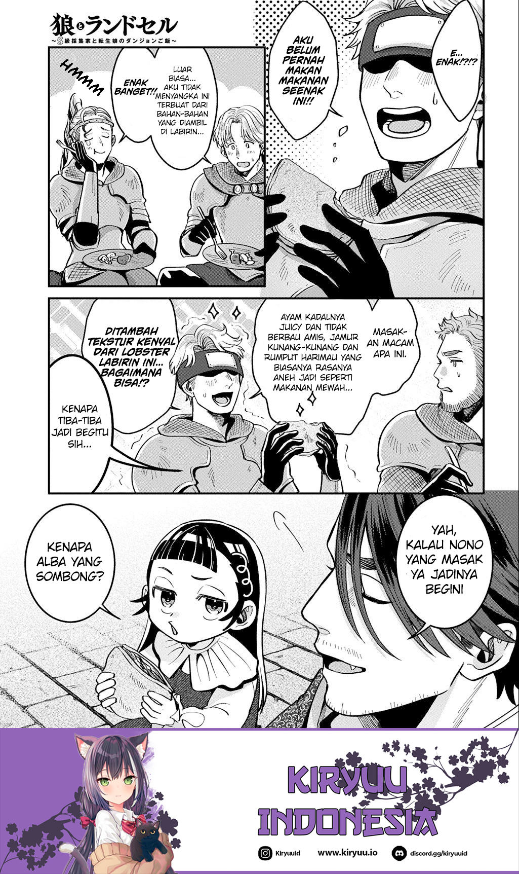 Halaman 21 dari Okami To Randoseru ~Kyu Saishuka To Tensei Musume No Danjon Gohan~ Chapter 2.2
