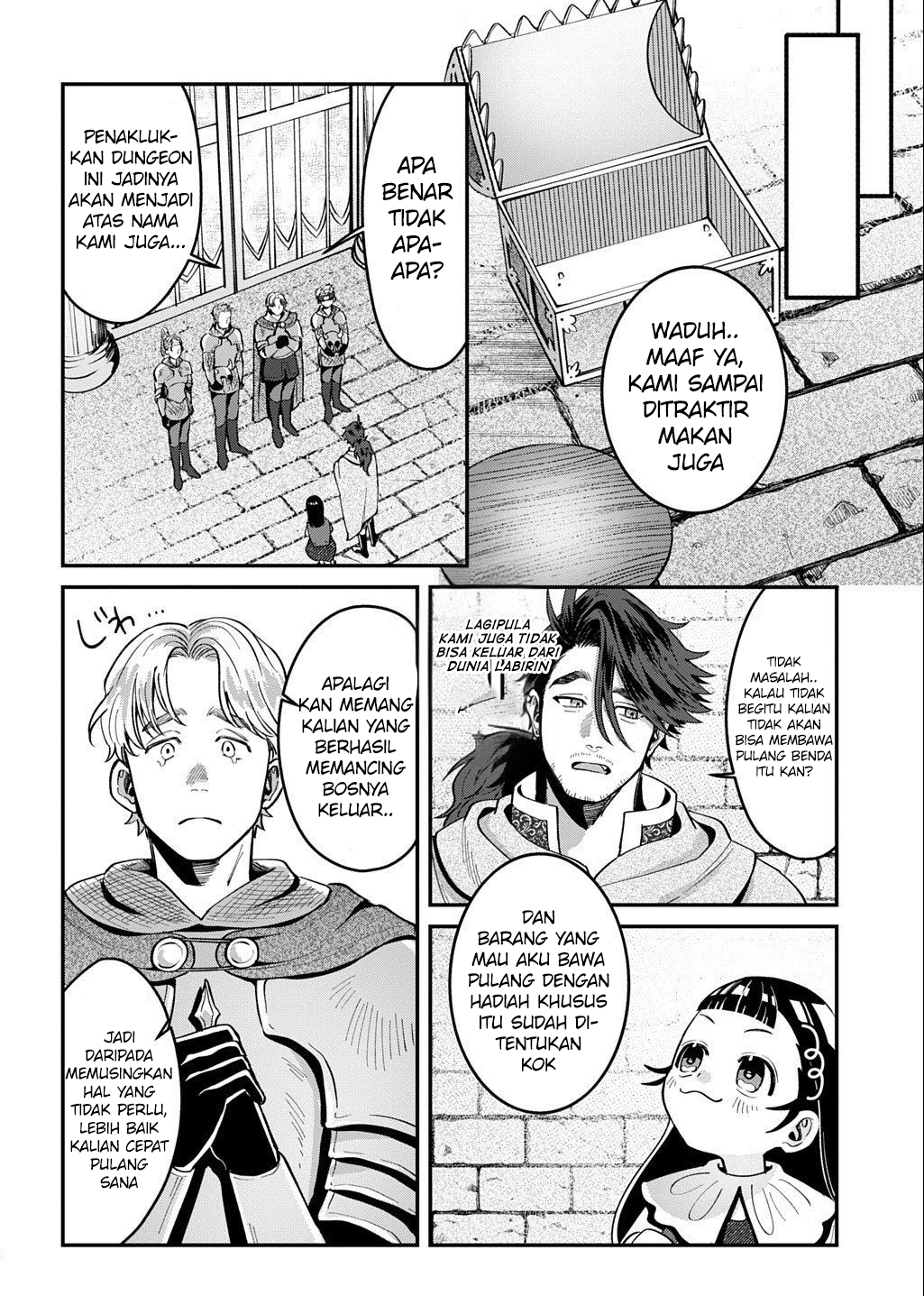 Halaman 22 dari Okami To Randoseru ~Kyu Saishuka To Tensei Musume No Danjon Gohan~ Chapter 2.2