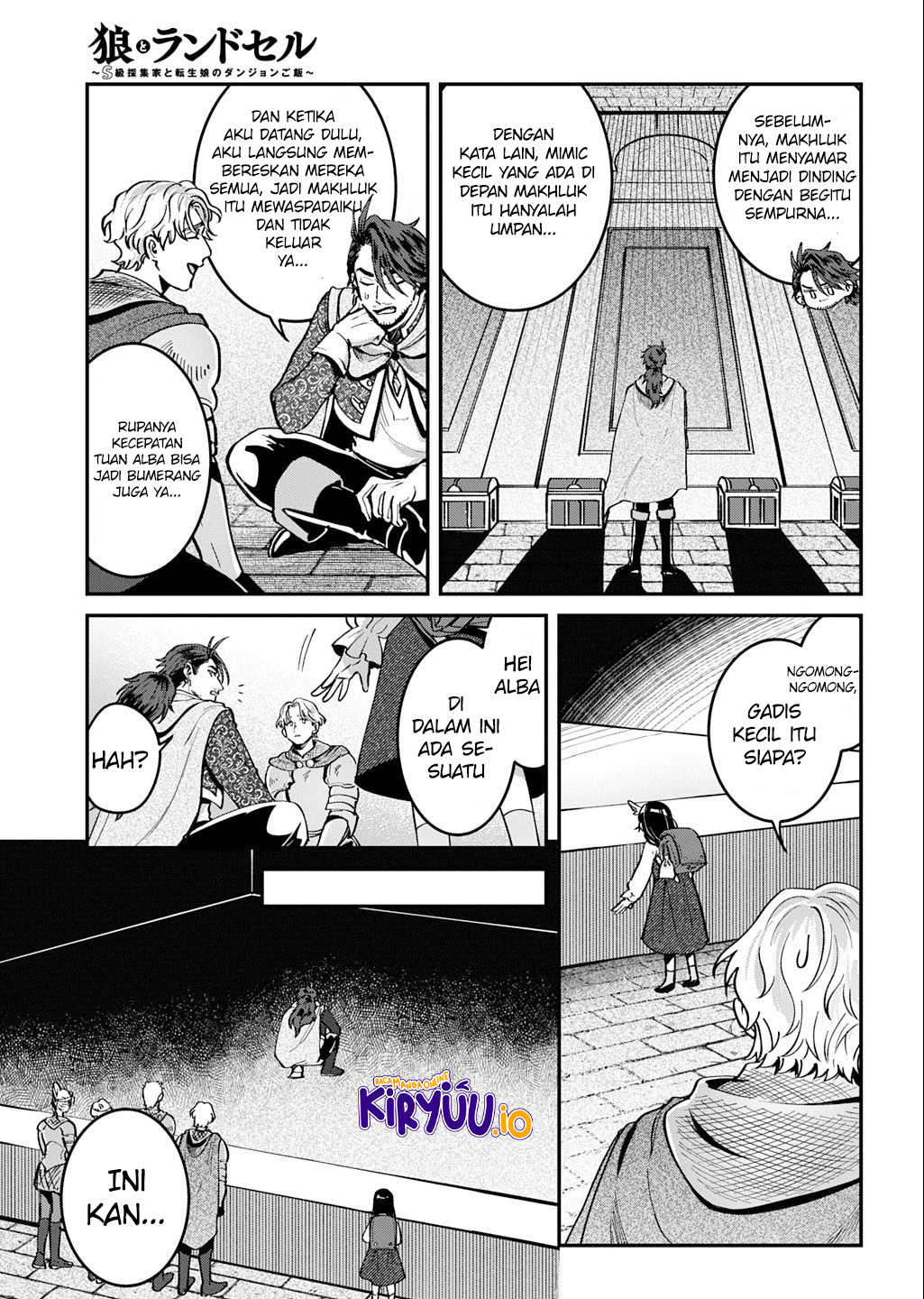 Halaman 9 dari Okami To Randoseru ~Kyu Saishuka To Tensei Musume No Danjon Gohan~ Chapter 2.2