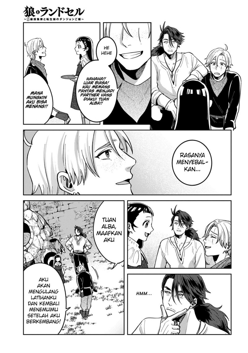 Halaman 35 dari Okami To Randoseru ~Kyu Saishuka To Tensei Musume No Danjon Gohan~ Chapter 3