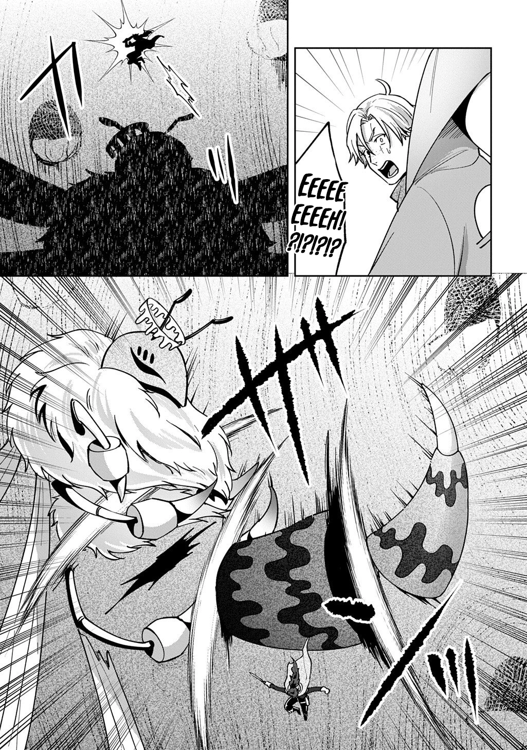 Halaman 5 dari Okami To Randoseru ~Kyu Saishuka To Tensei Musume No Danjon Gohan~ Chapter 4.2