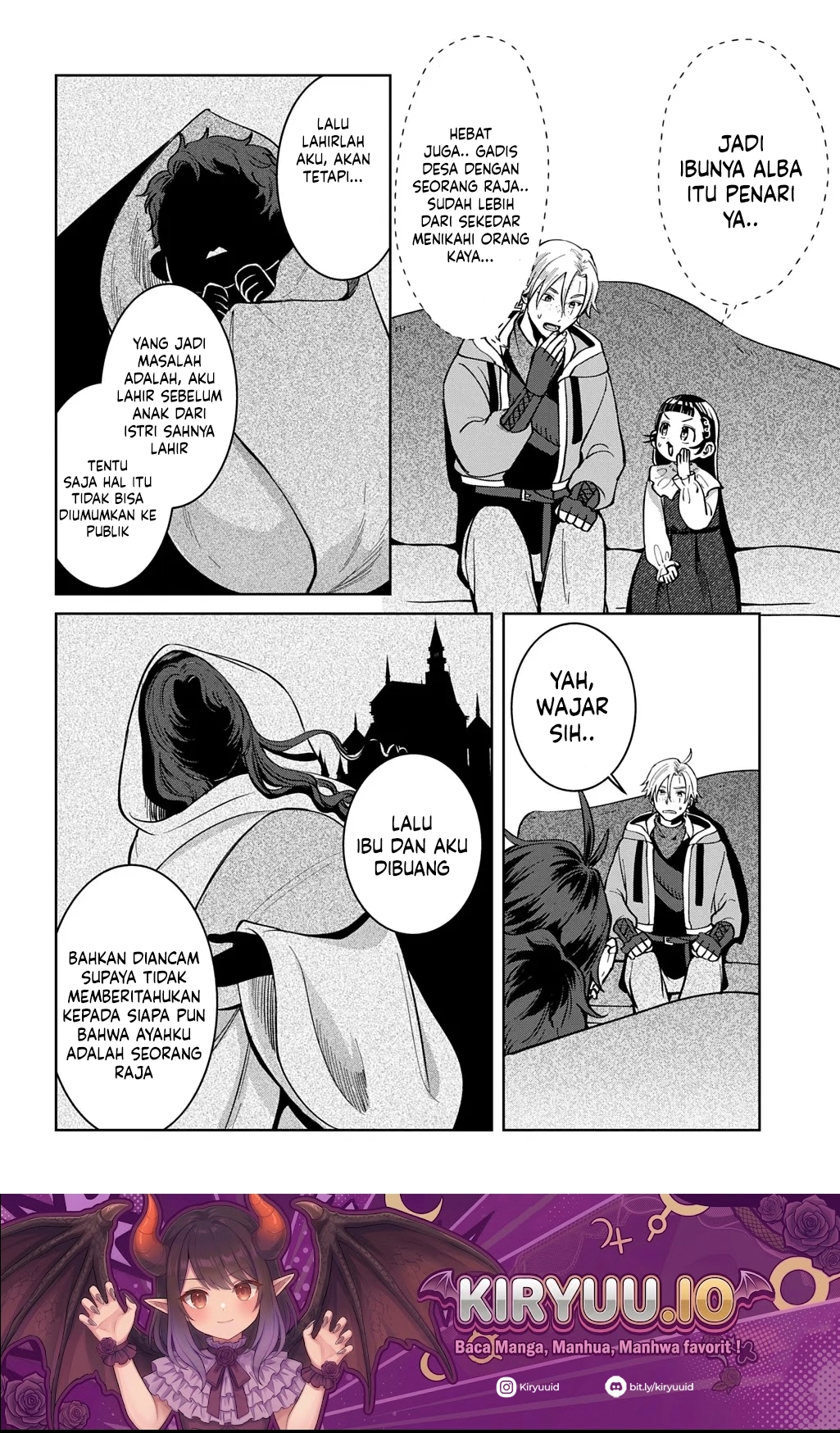 Halaman 21 dari Okami To Randoseru ~Kyu Saishuka To Tensei Musume No Danjon Gohan~ Chapter 5