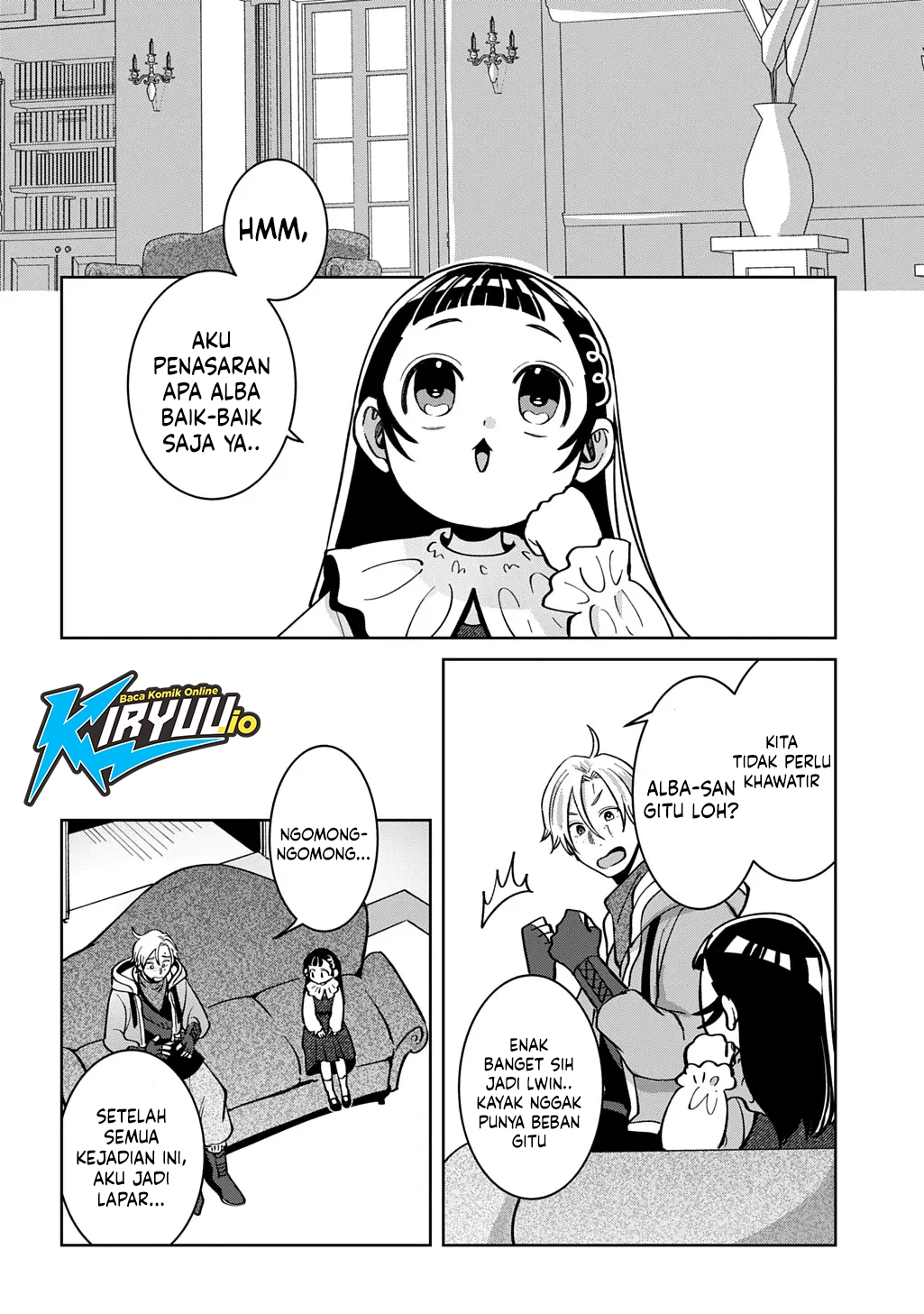 Halaman 29 dari Okami To Randoseru ~Kyu Saishuka To Tensei Musume No Danjon Gohan~ Chapter 5