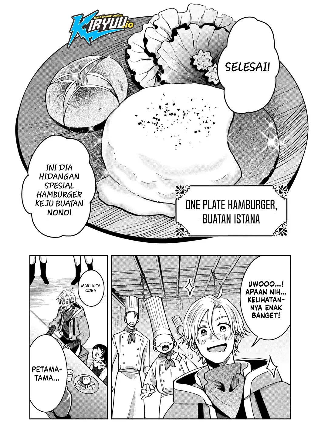 Halaman 34 dari Okami To Randoseru ~Kyu Saishuka To Tensei Musume No Danjon Gohan~ Chapter 5