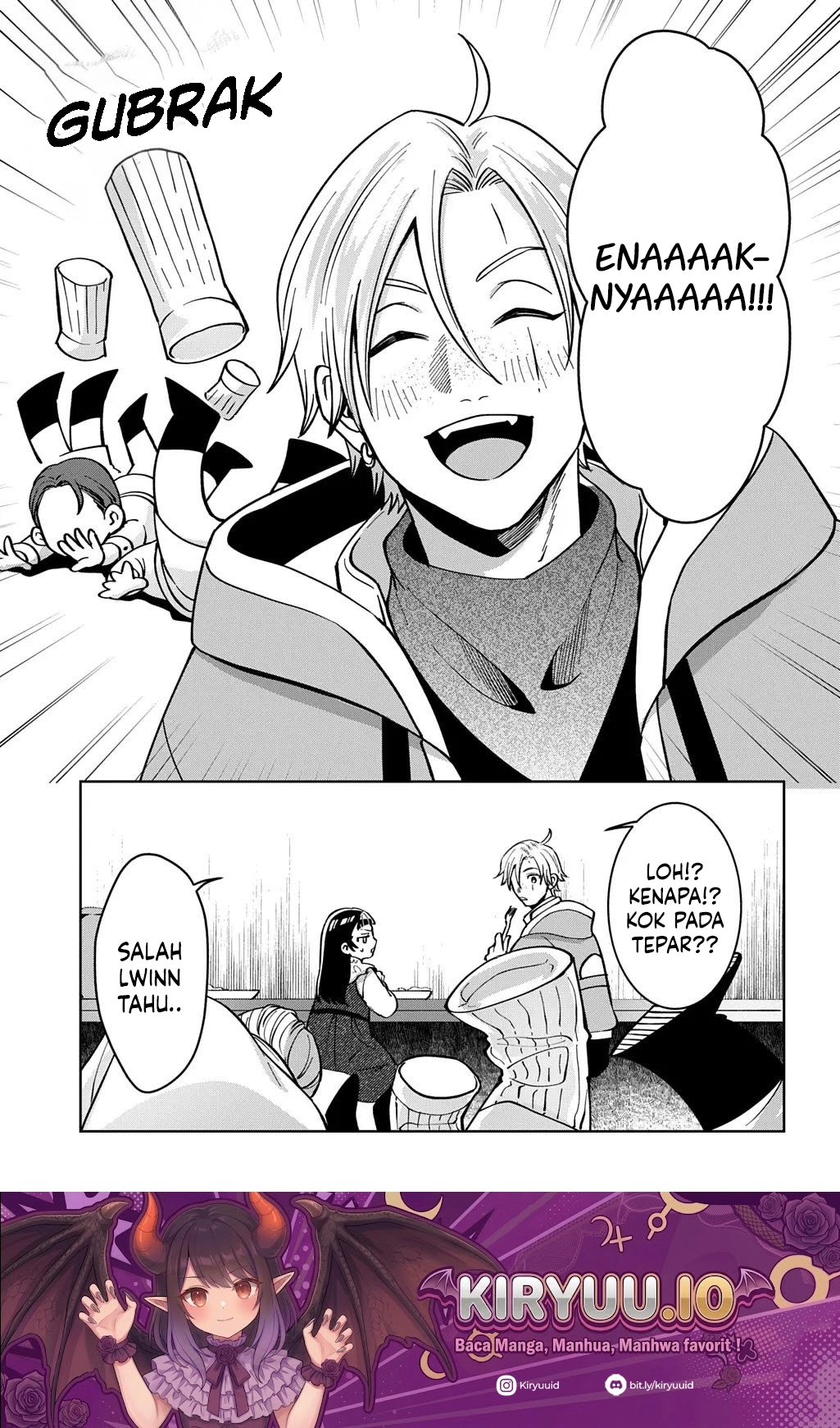 Halaman 36 dari Okami To Randoseru ~Kyu Saishuka To Tensei Musume No Danjon Gohan~ Chapter 5