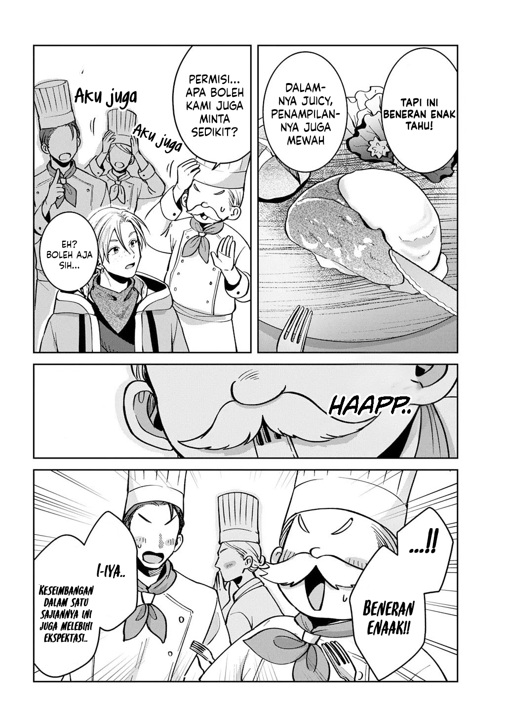 Halaman 37 dari Okami To Randoseru ~Kyu Saishuka To Tensei Musume No Danjon Gohan~ Chapter 5