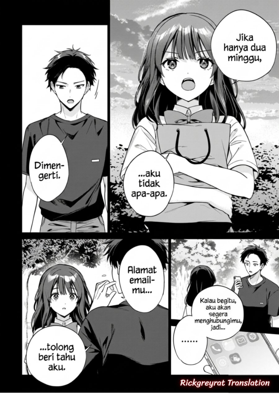 Halaman 18 dari Ore wa Gimai ni Uso wo Tsuku ~Chi no Tsunaganai Imouto wo Ore ga Hikitoru Koto ni Shita~ Chapter 3.1