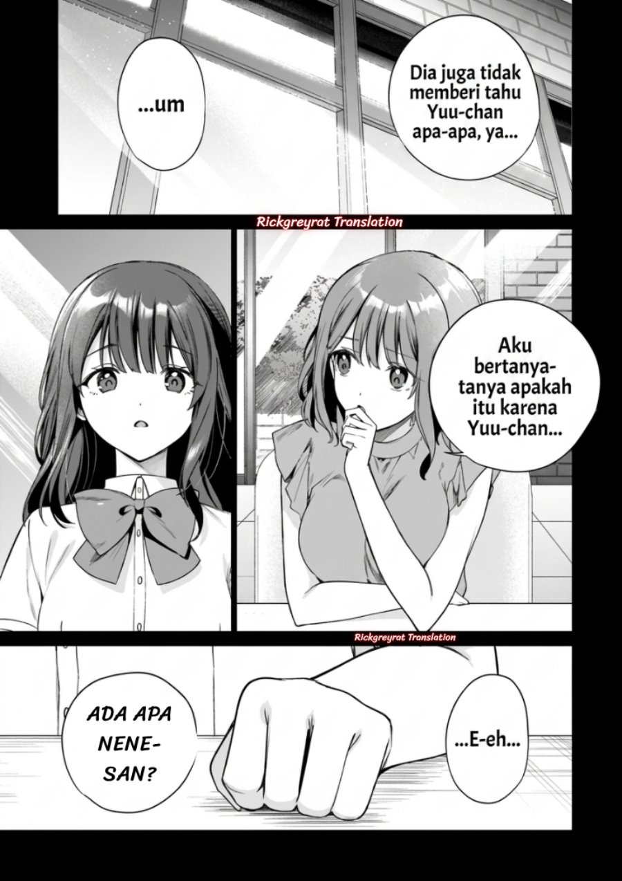 Halaman 6 dari Ore wa Gimai ni Uso wo Tsuku ~Chi no Tsunaganai Imouto wo Ore ga Hikitoru Koto ni Shita~ Chapter 3.1