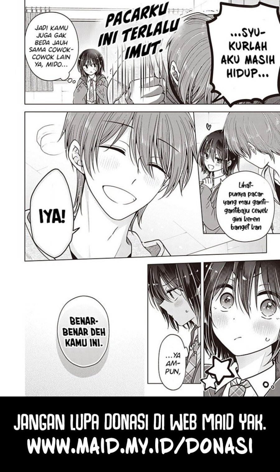 Osananajimi(♂) wo Onnanoko ni Shiteshimatta Hanashi chapter 135.5 halaman 6