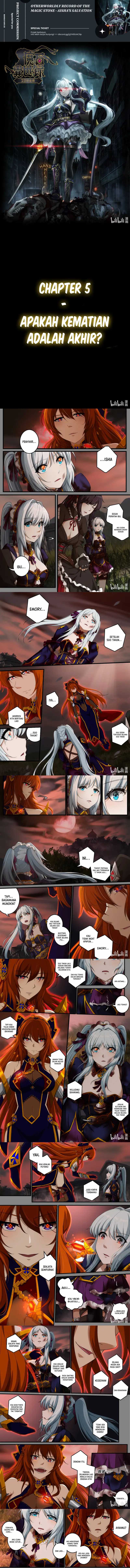 Halaman 1 dari Otherworldly Record of the Magic Stones - Aixia's Salvation Chapter 5