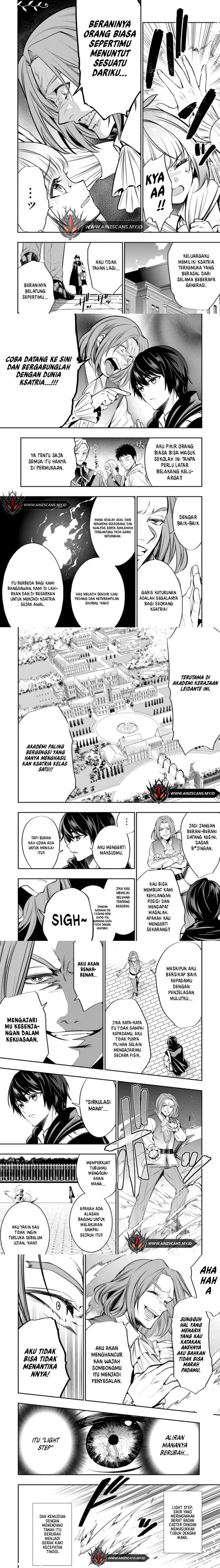 Halaman 3 dari Oukoku no Saishuu Heiki, Rettousei to shite Kishi Gakuin e Chapter 1.3