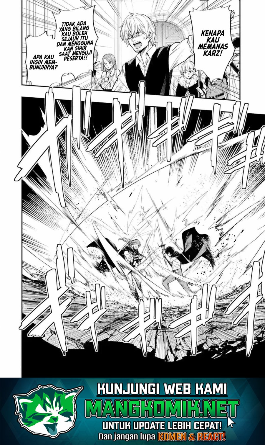 Halaman 19 dari Oukoku no Saishuu Heiki, Rettousei to shite Kishi Gakuin e Chapter 3