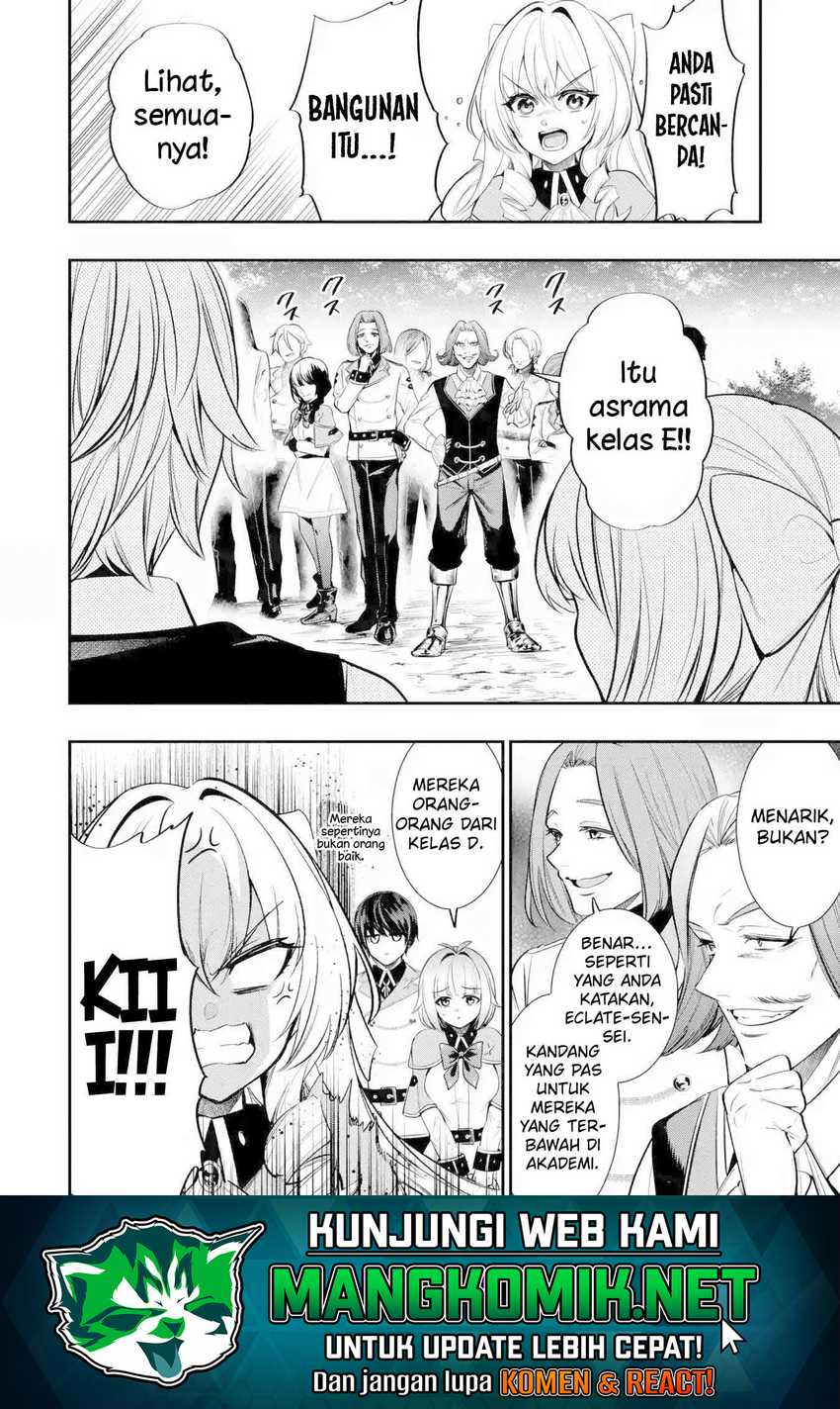Halaman 21 dari Oukoku no Saishuu Heiki, Rettousei to shite Kishi Gakuin e Chapter 4